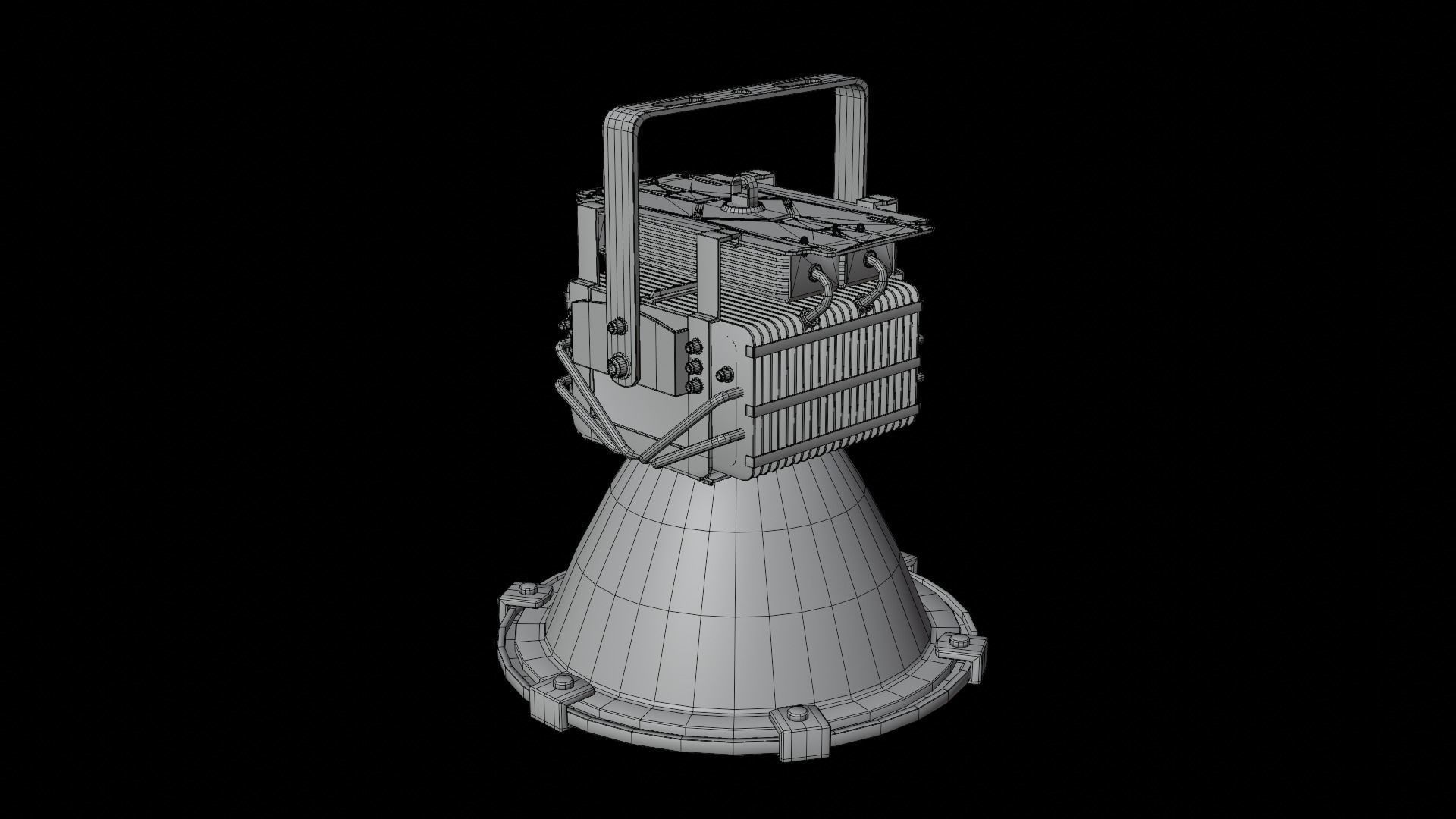 Led Industrial Lighting 3D model_14