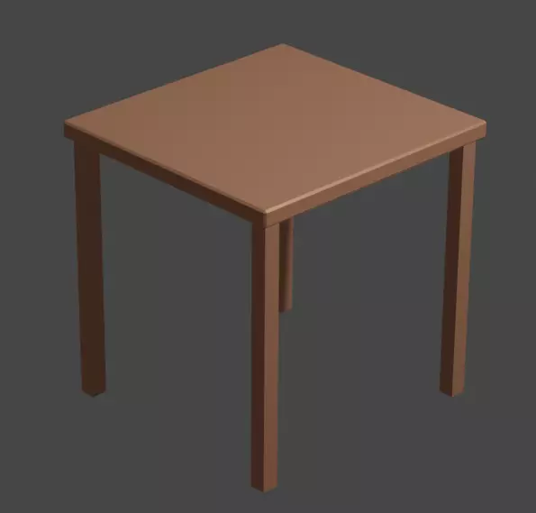 Table 01 Free 3D model