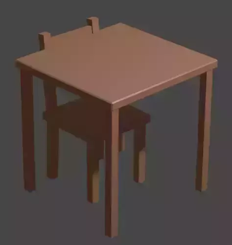 Table and Chair 01