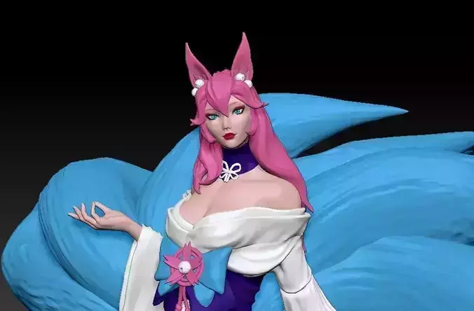 Spirit Blossom Ahri Sculpt