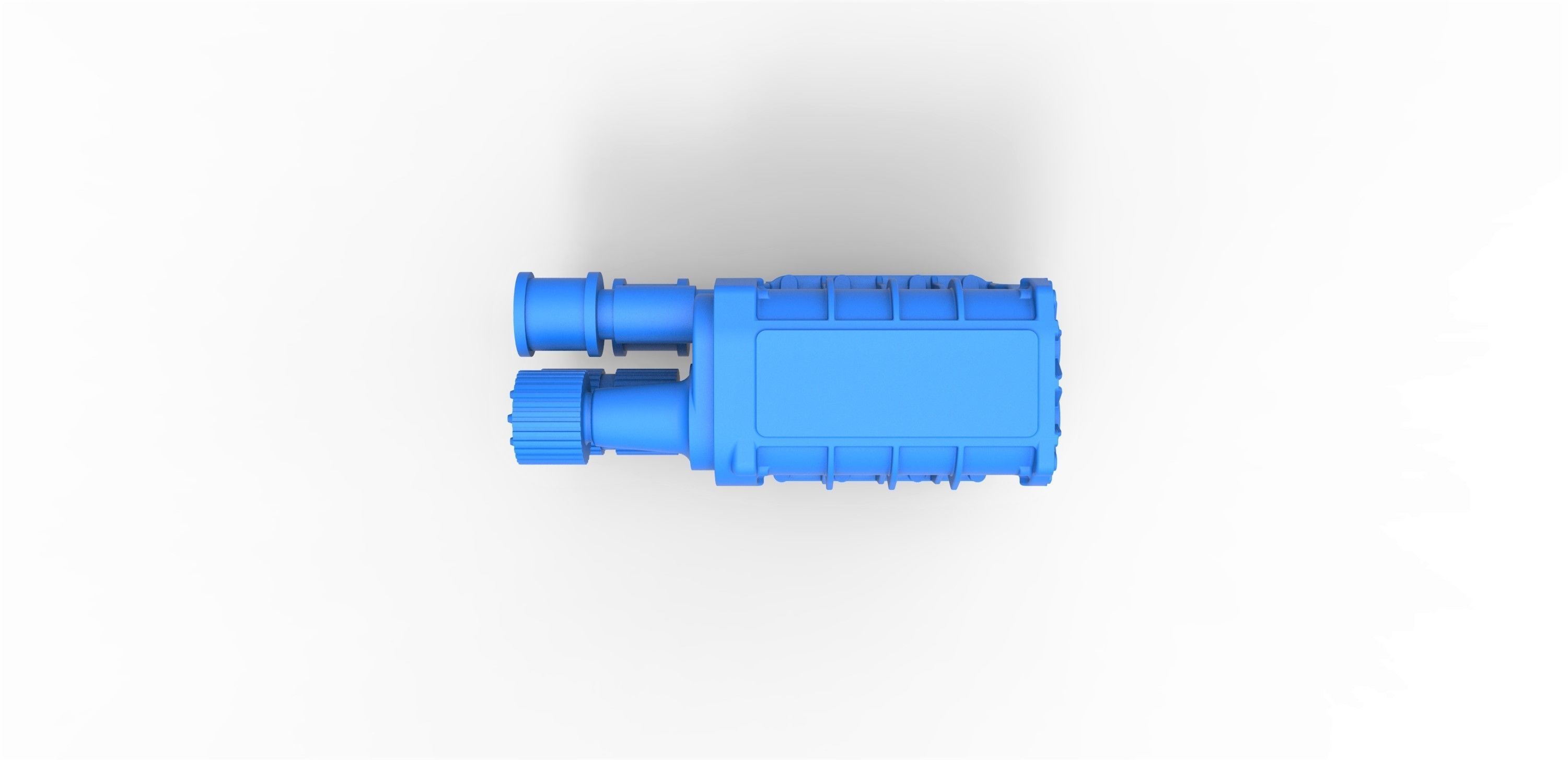 Double Supercharger Scale 1 to 25 3D print model_7