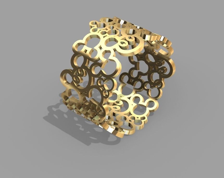 Mouse Ring 3D print model_1