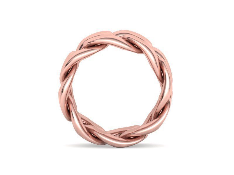 Cuban Link Chain Ring Miami Ring 12mm wide 3D print model_14