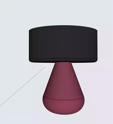 OvalLamp table lamp with shade