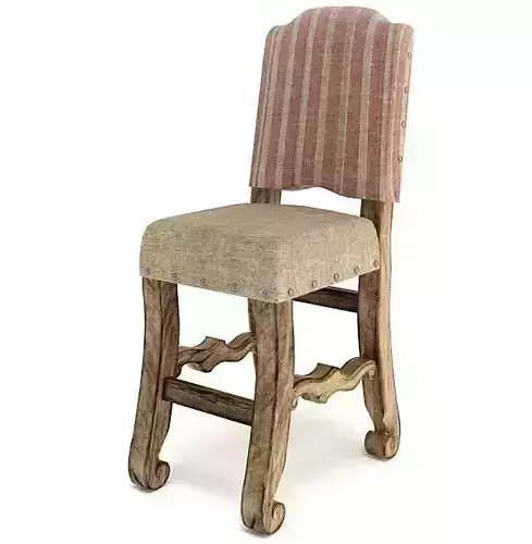 Wooden American Chair 3D model