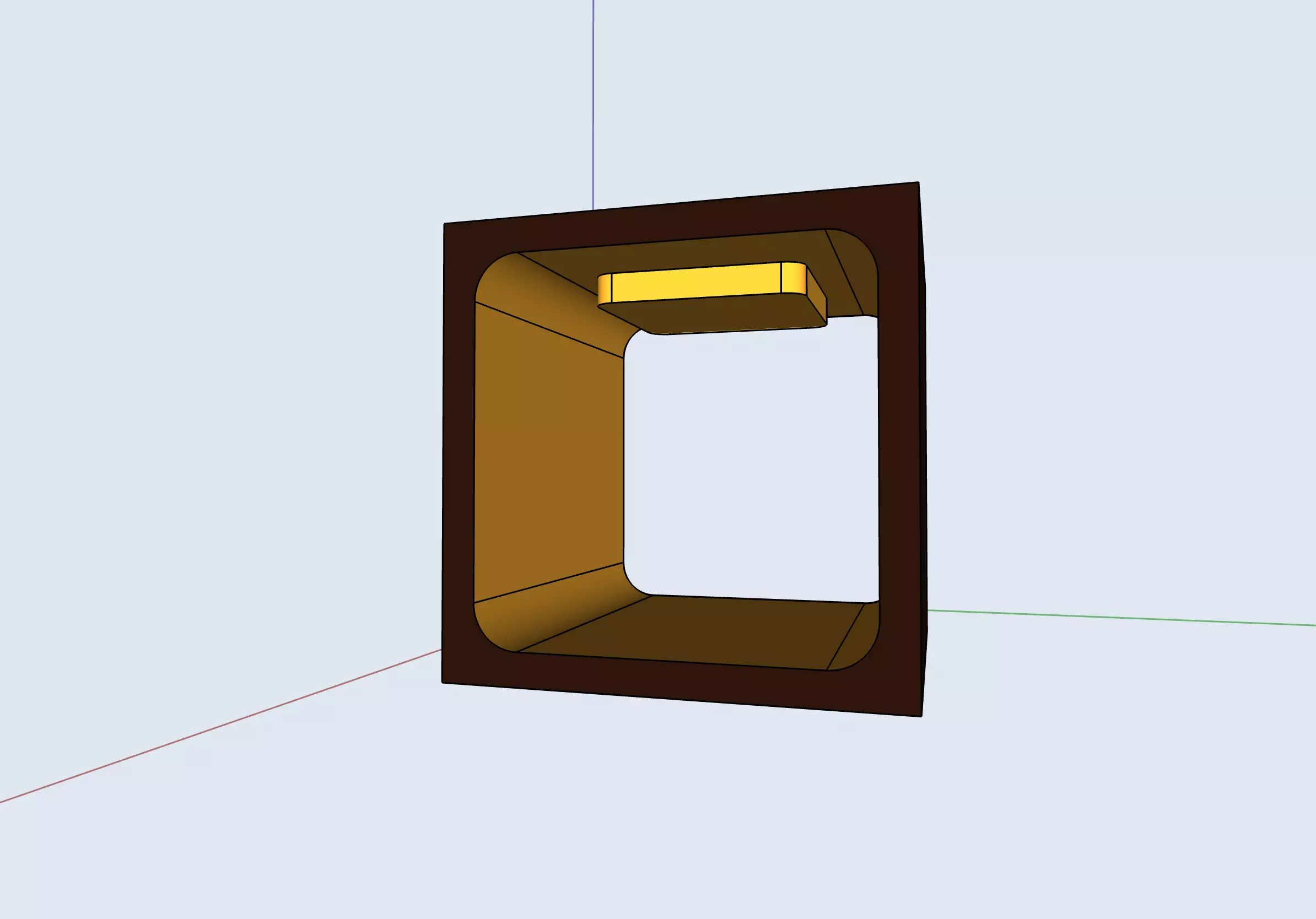Calma door with light in it 3D print model