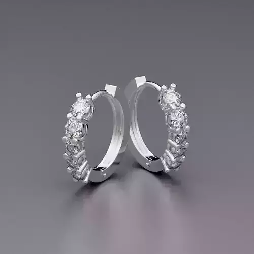 earring gold diamond hoop earrings