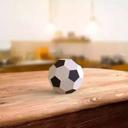 Truncated Icosahedron 3D print model