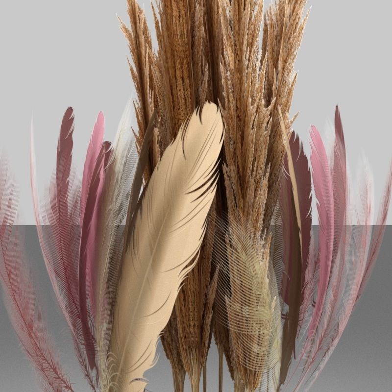 flower rustic Free 3D model_1