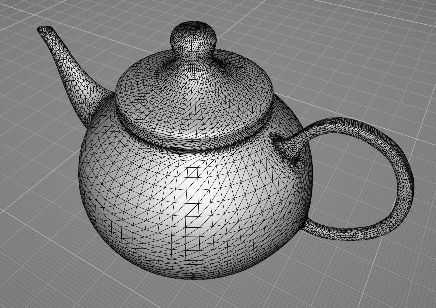 Basic Teapot model Free 3D model_5