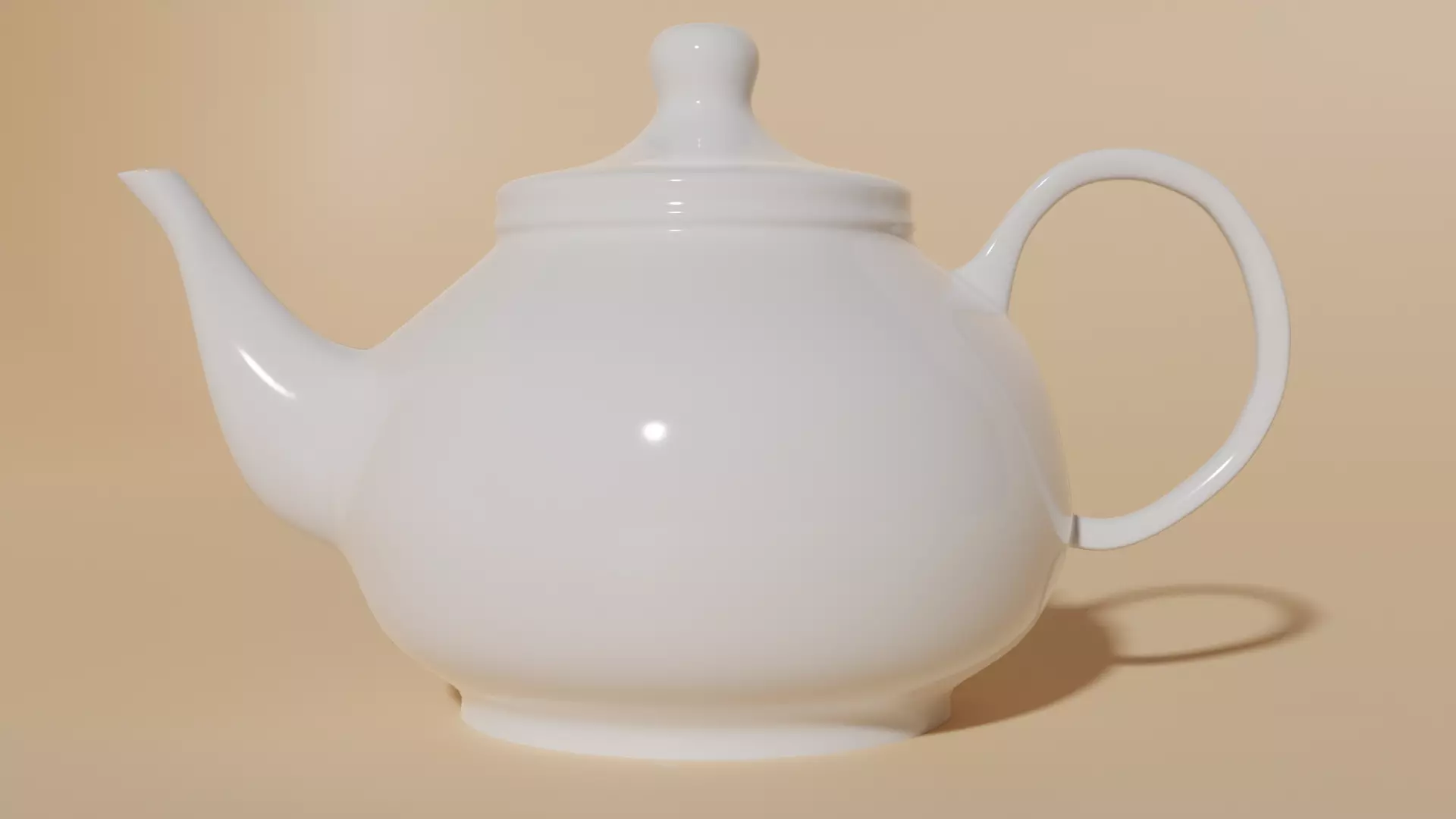Basic Teapot model Free 3D model_0