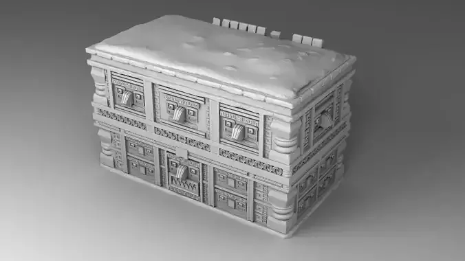 Mayan palace 3D print model Mayan palace 3D print model