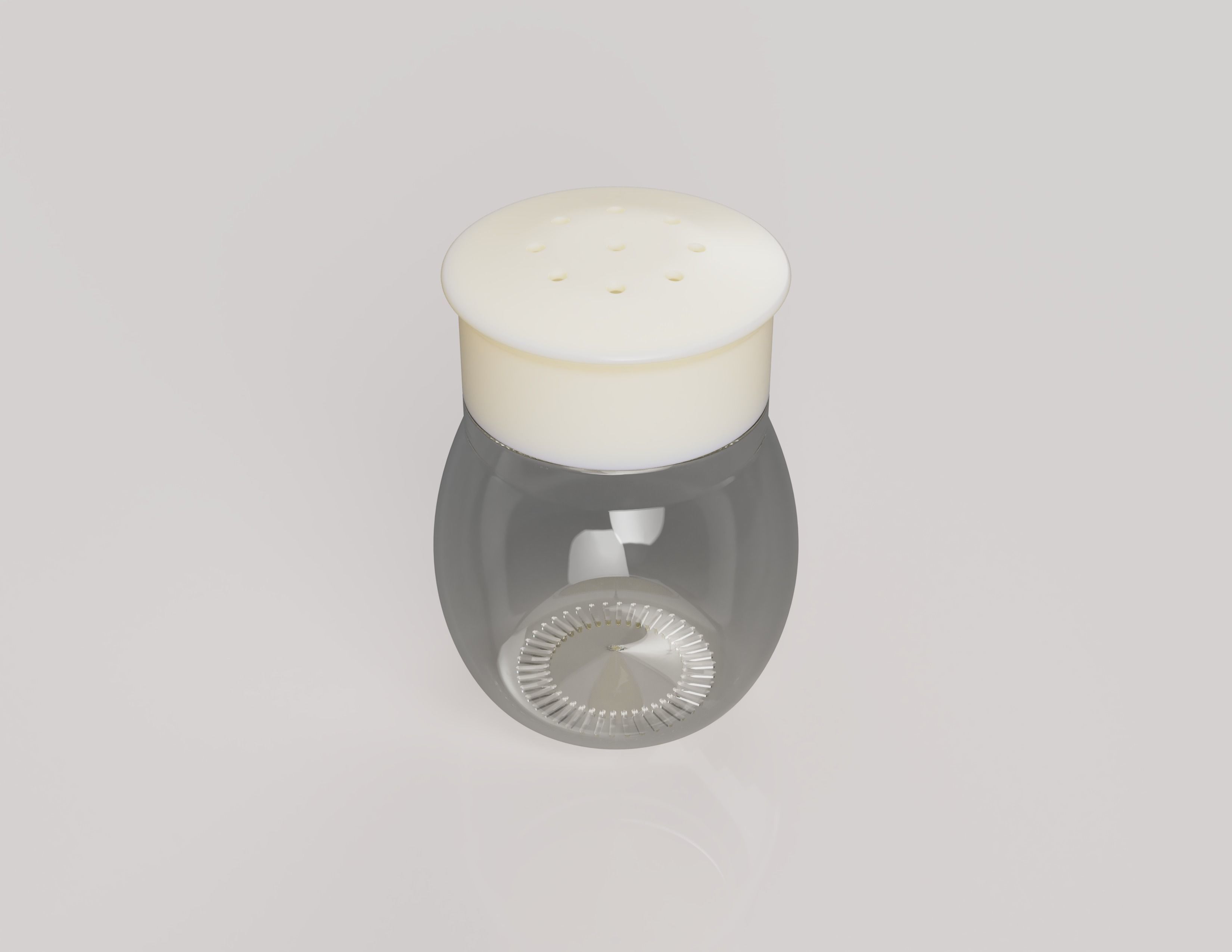 Shaker Realistic glass bottle 3D print model_1
