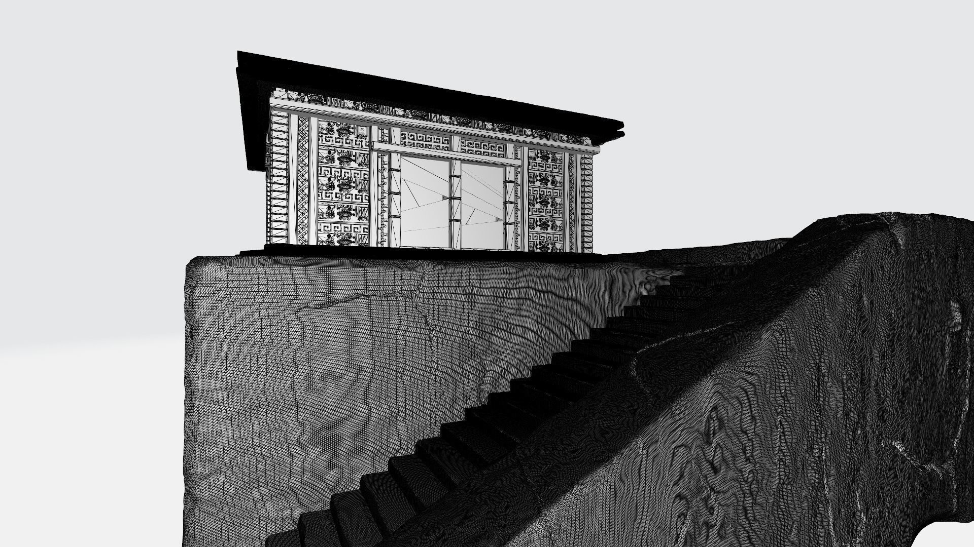 The palace of Maya 3D print model_4