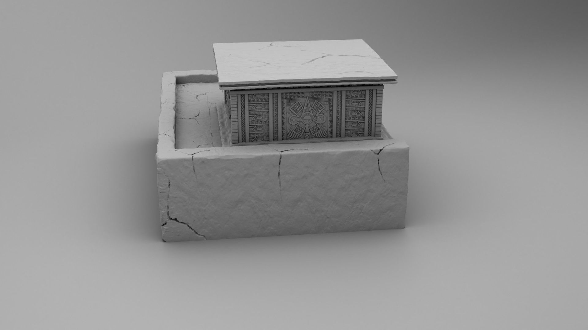 The palace of Maya 3D print model_2