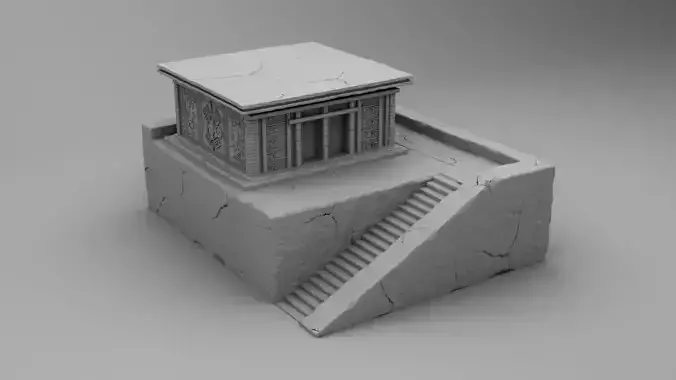 The palace of Maya 3D print model