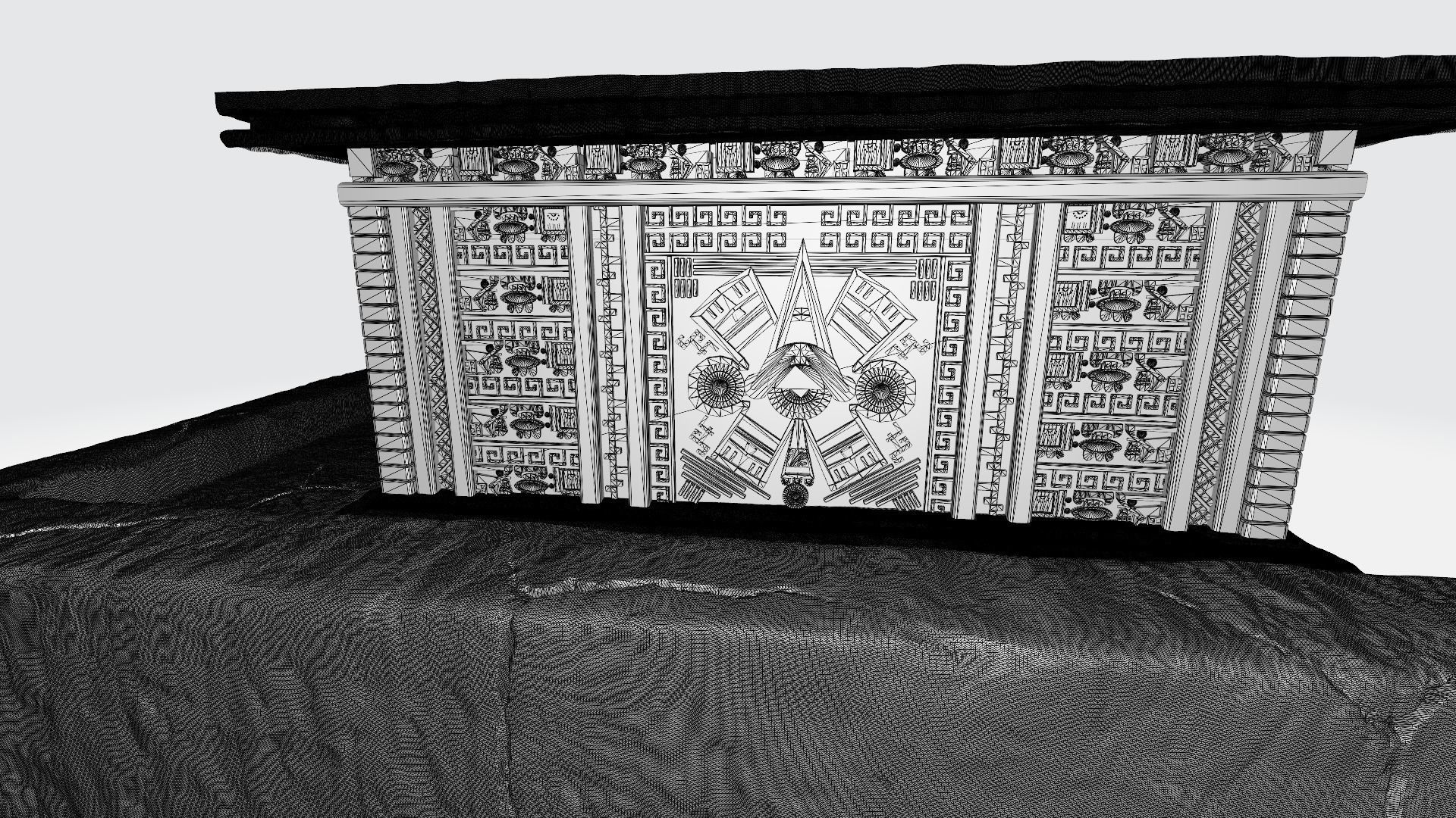 The palace of Maya 3D print model_5