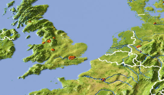 Europe High resolution 3D relief maps 3D model_3