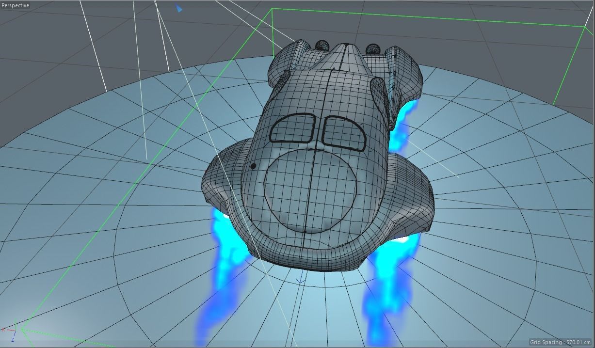 Bugatti type 57  futuristic special edited 3D model_8