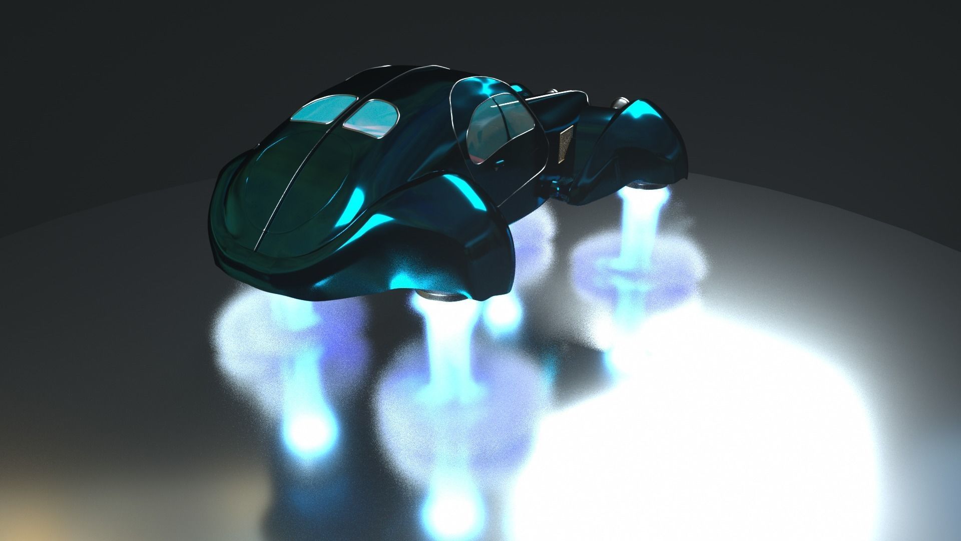 Bugatti type 57  futuristic special edited 3D model_3