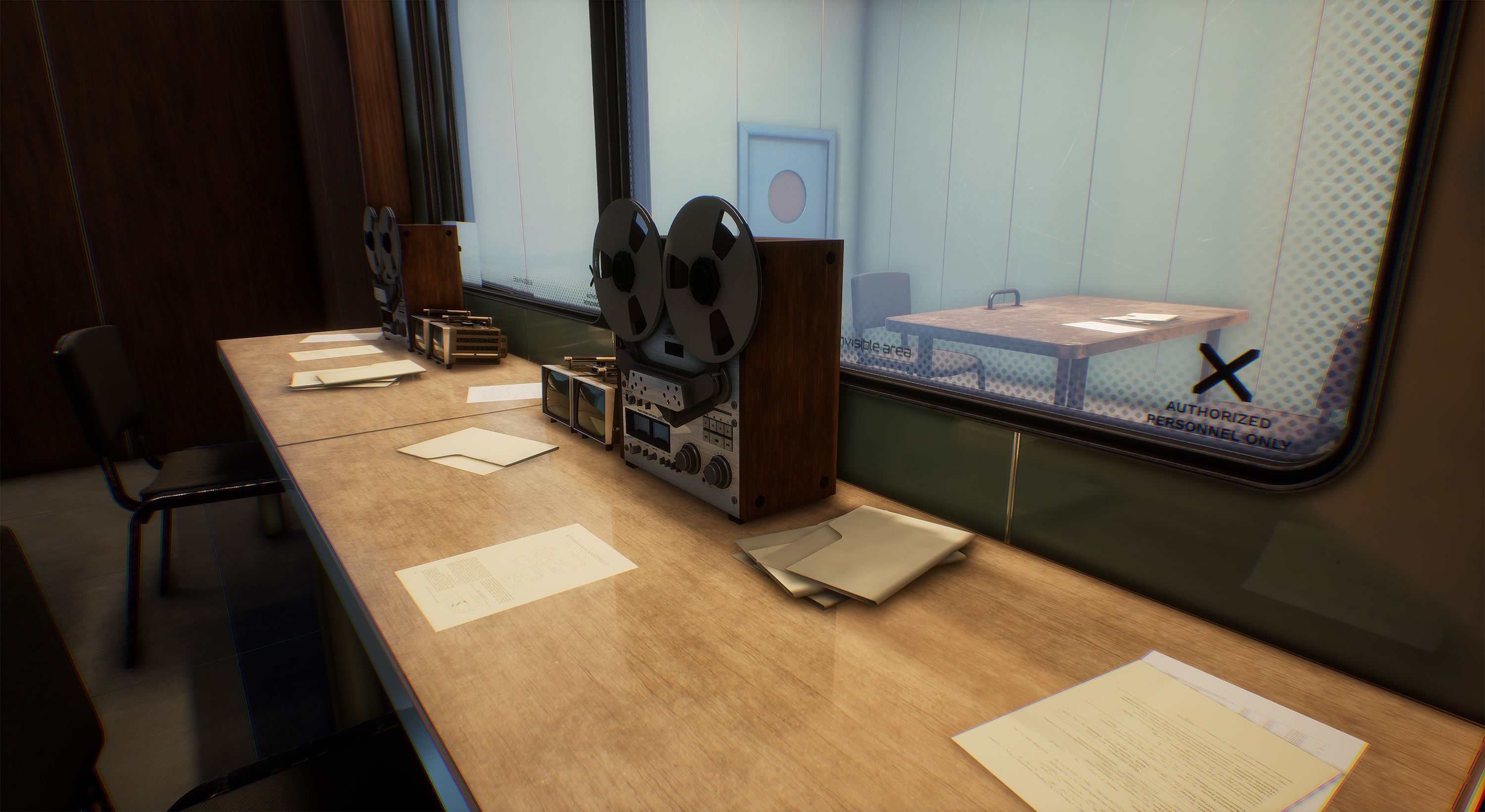 Prison Low-poly 3D model_10