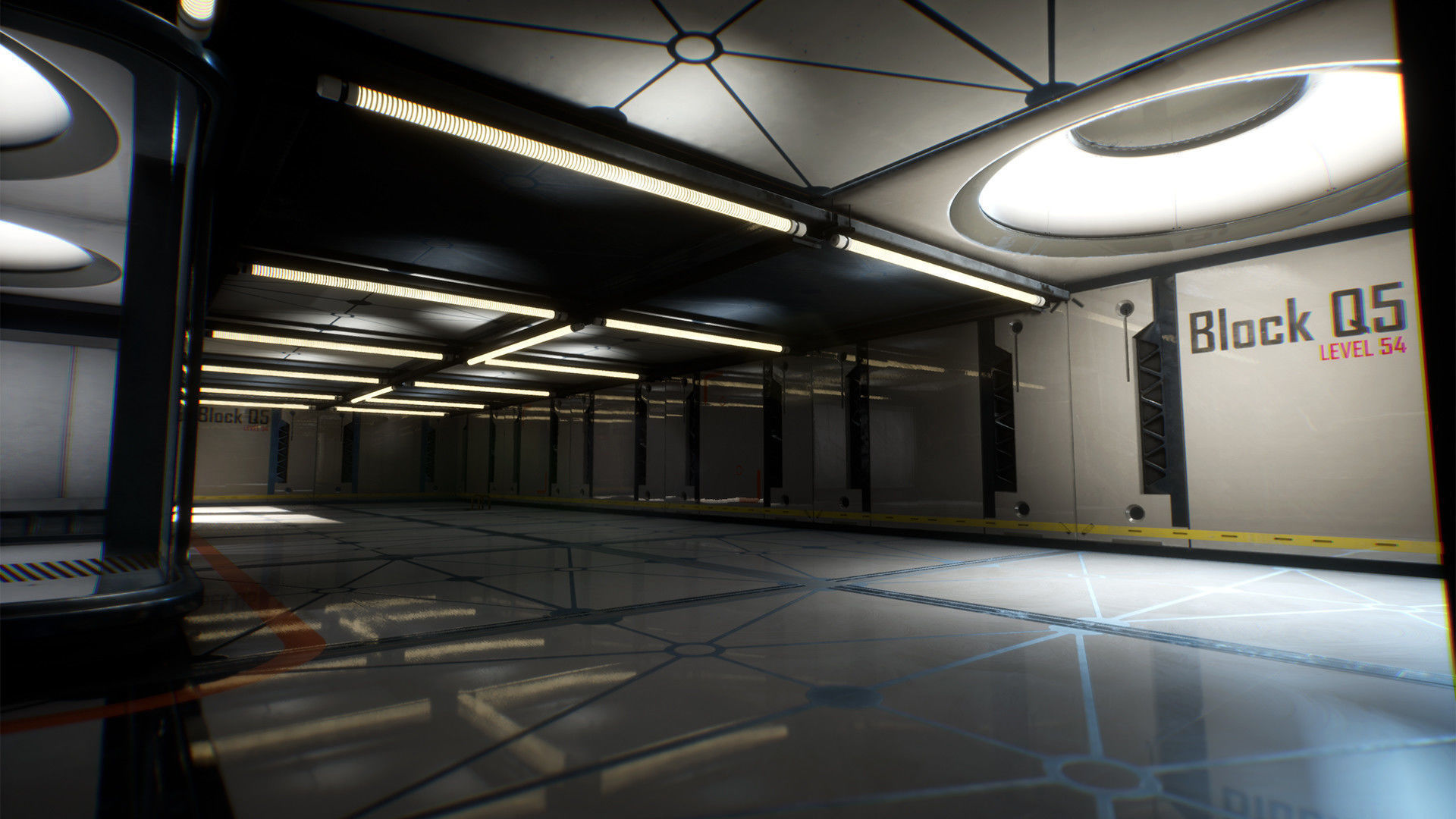 SCI-FI Laboratory Low-poly 3D model_9