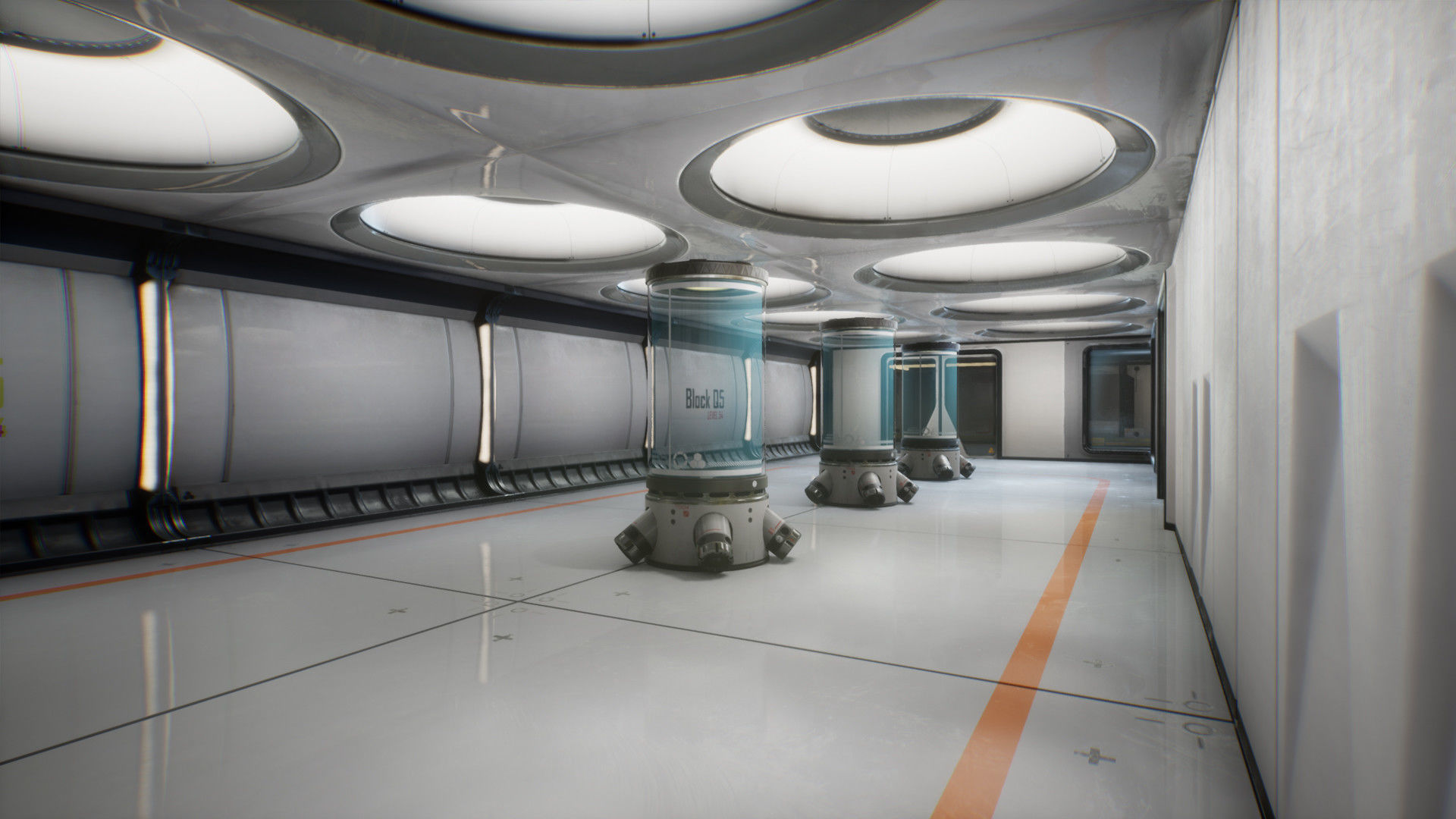 SCI-FI Laboratory Low-poly 3D model_4