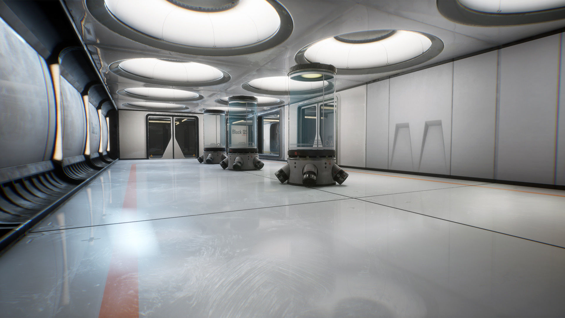 SCI-FI Laboratory Low-poly 3D model_11