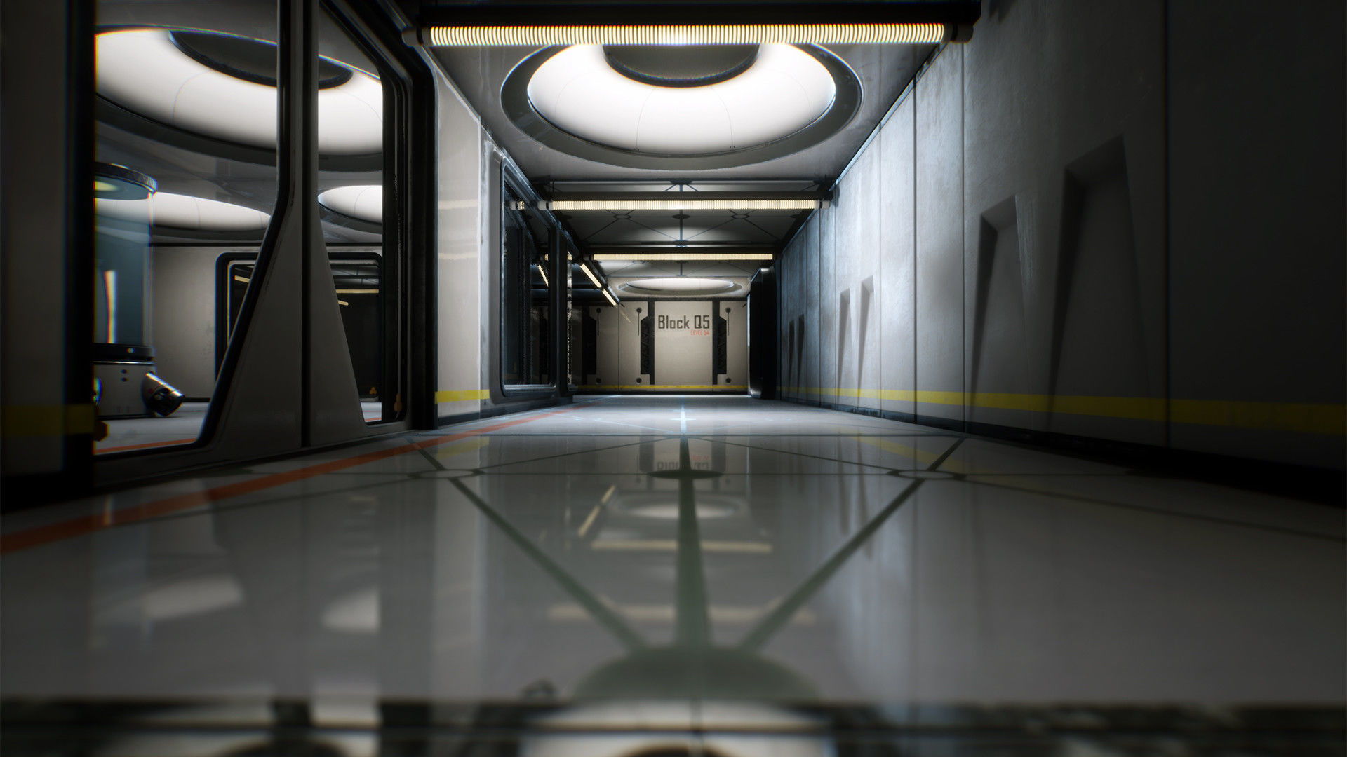 SCI-FI Laboratory Low-poly 3D model_10