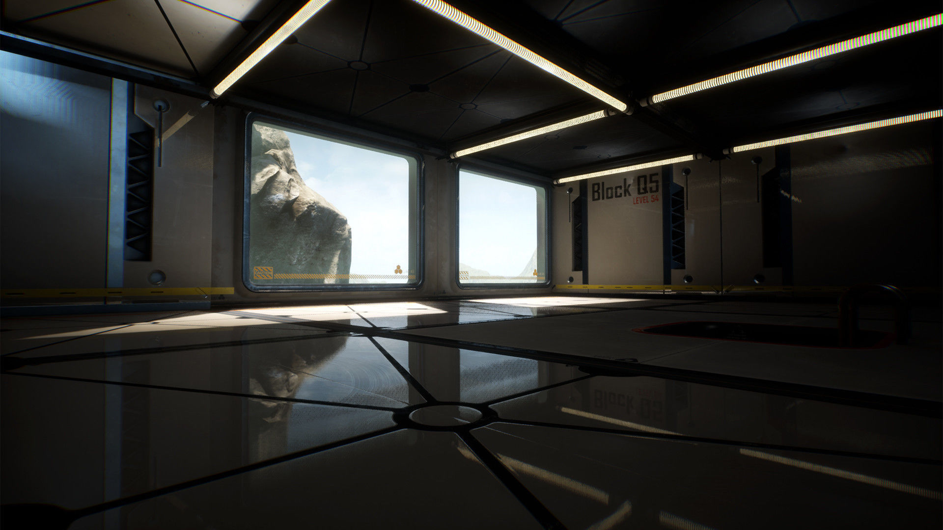 SCI-FI Laboratory Low-poly 3D model_5