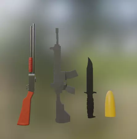 SHOTGUN - POMPALI TUFEK-BICAK 3D model