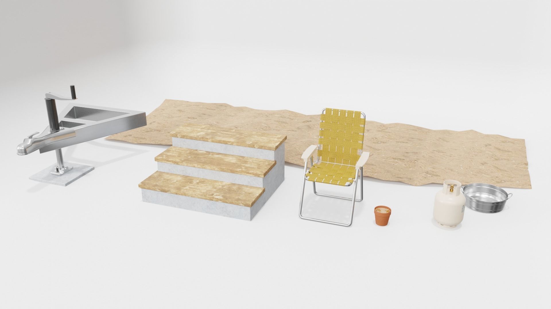 Mobile Home Free 3D model_35