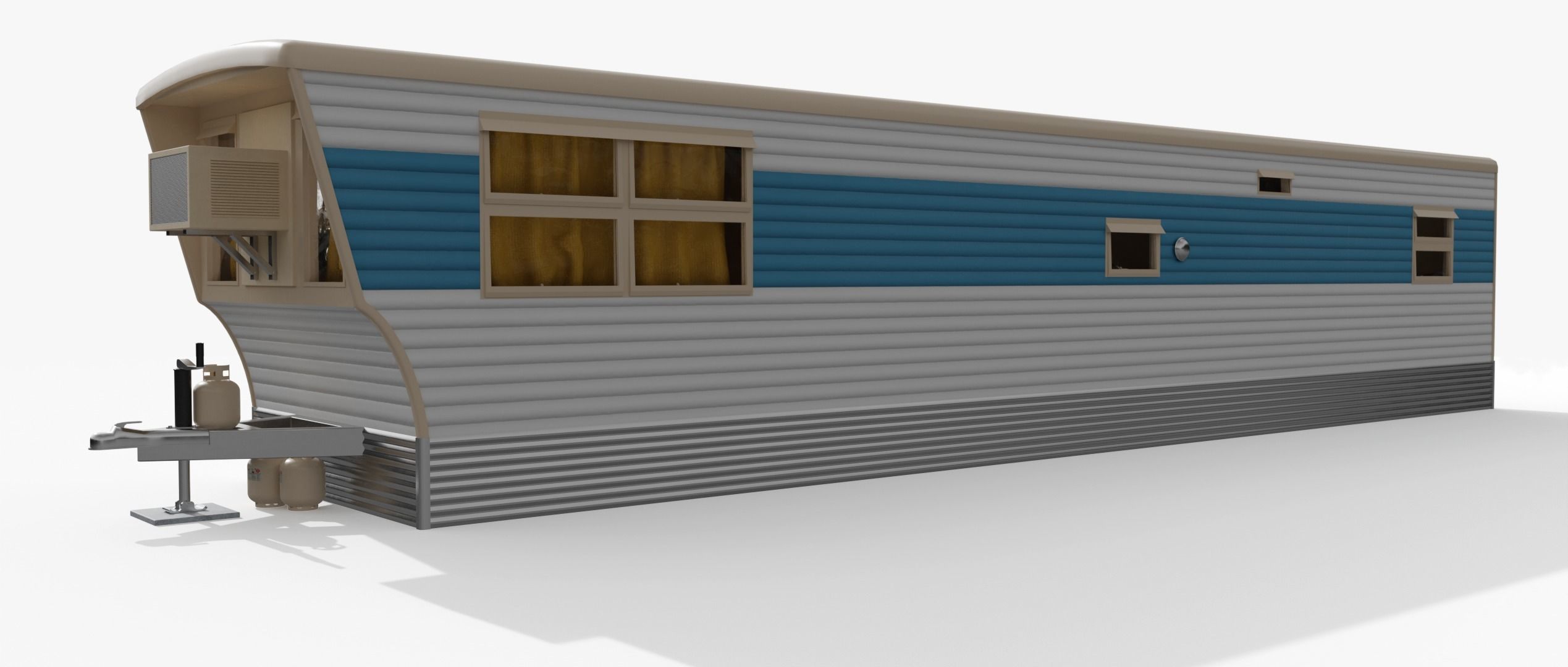 Mobile Home Free 3D model_2