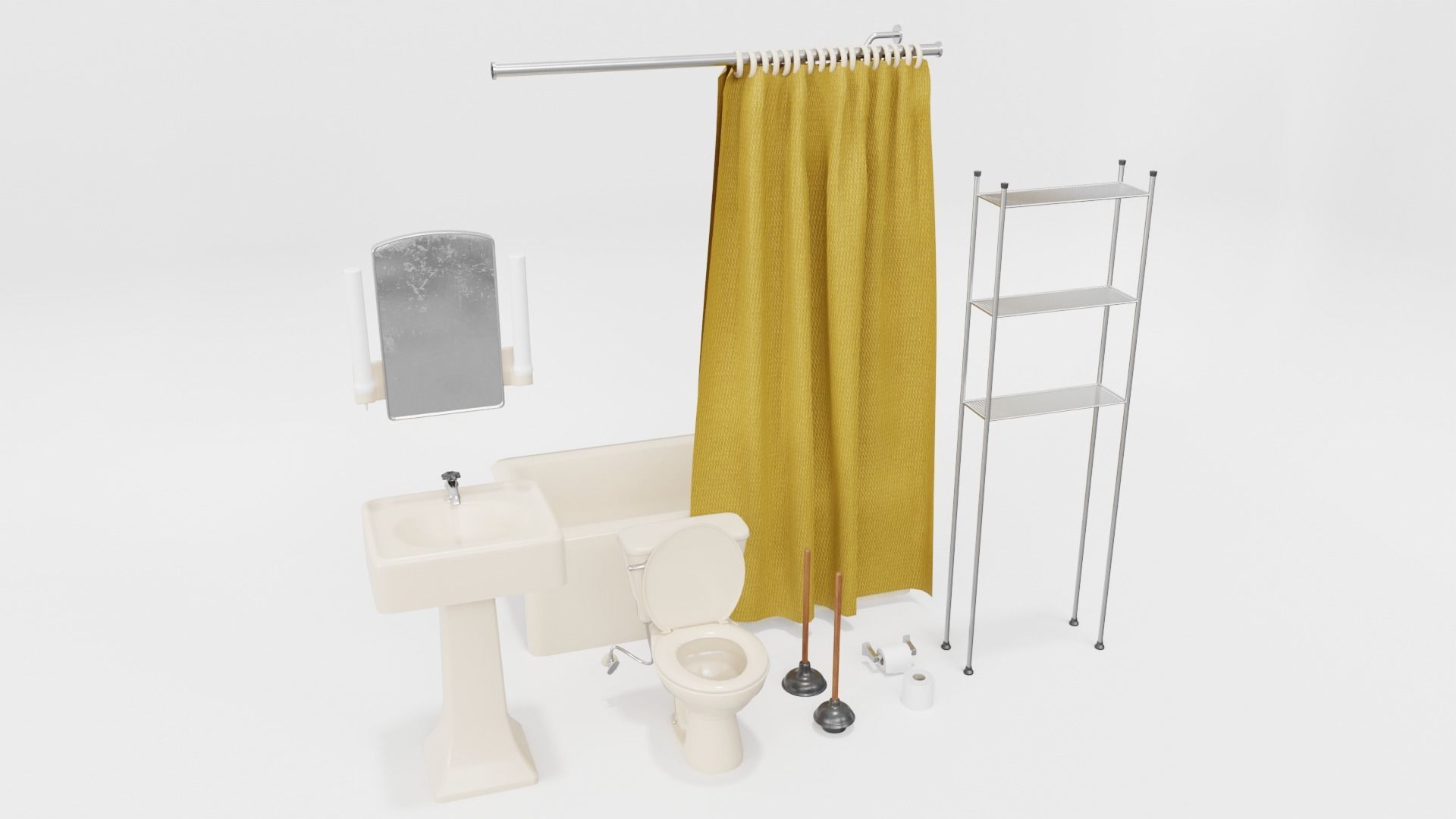 Mobile Home Free 3D model_21