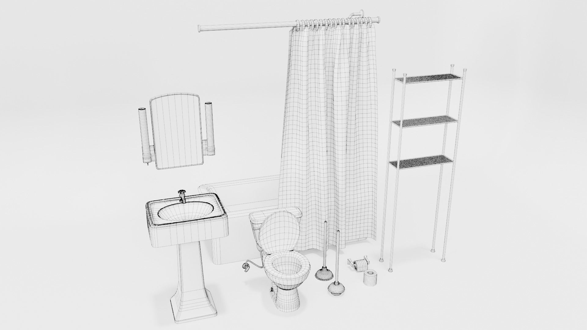 Mobile Home Free 3D model_20