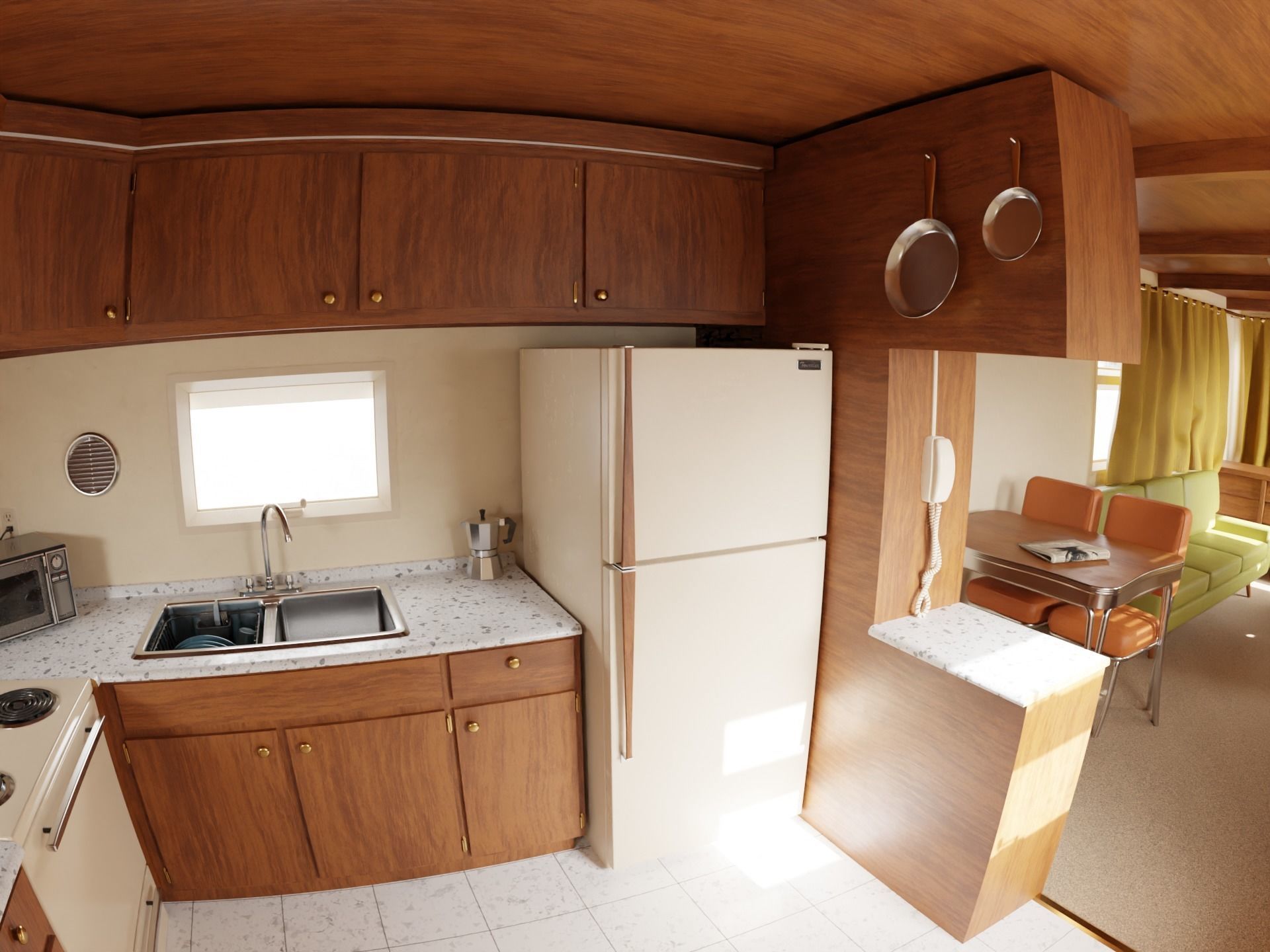 Mobile Home Free 3D model_8