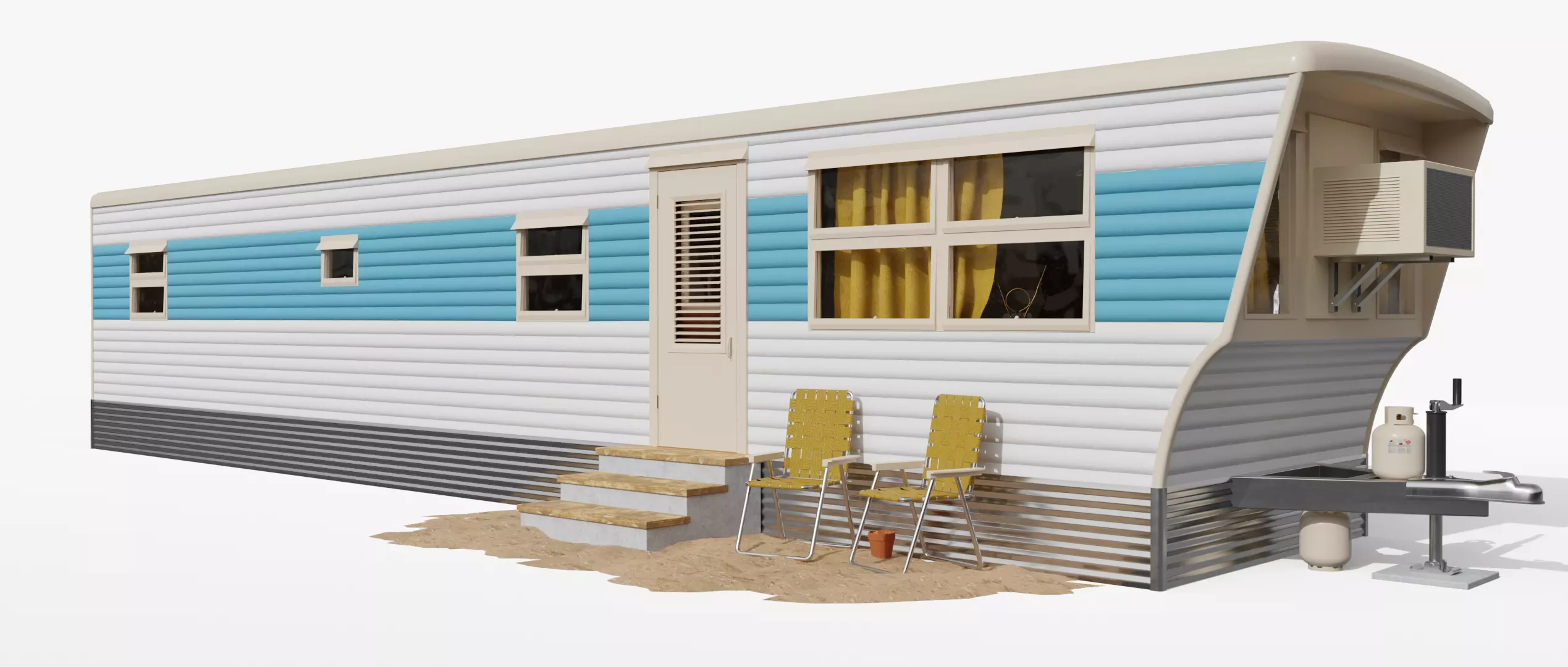 Mobile Home Free 3D model_0