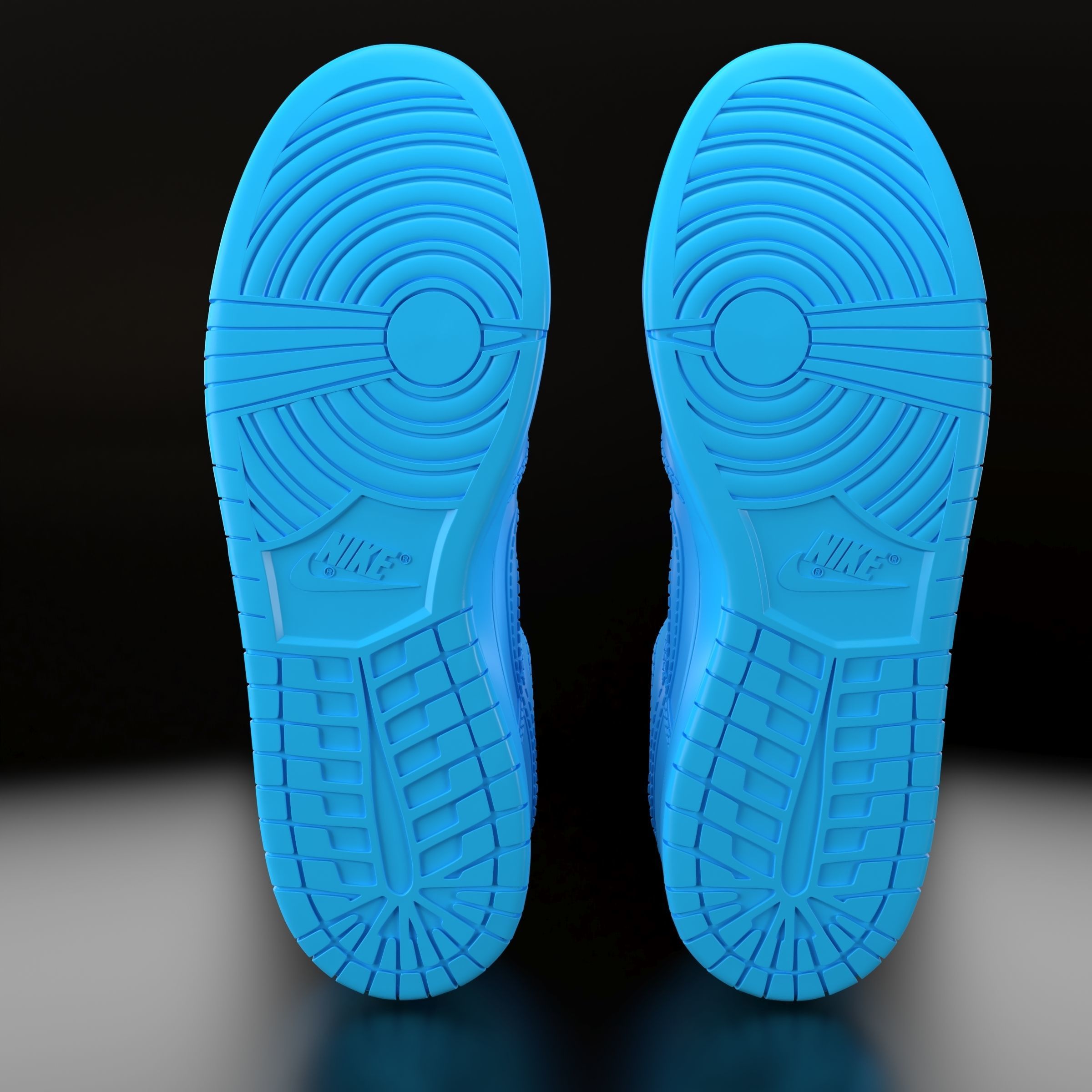Nike Dunk Low  3D print model_4