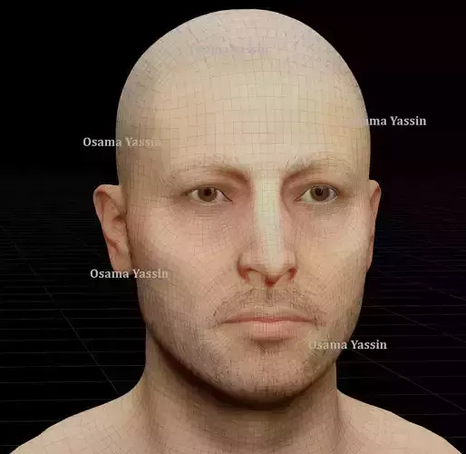 3d Male Character - OBJ STL FBX