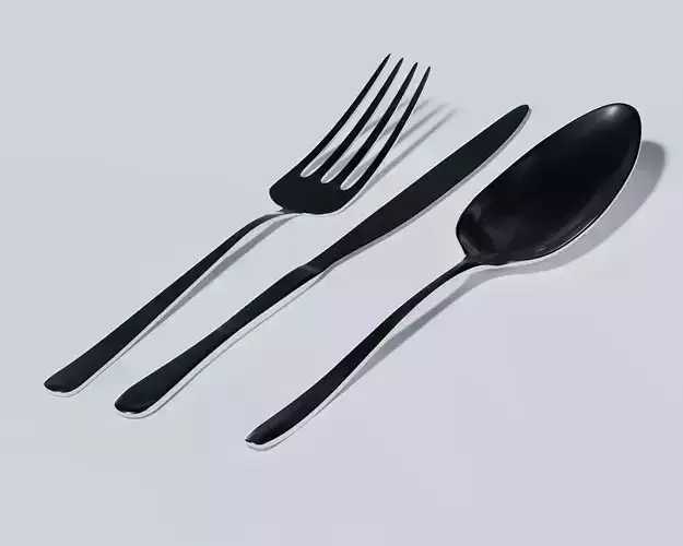 Cutlery - High and Low Poly Set