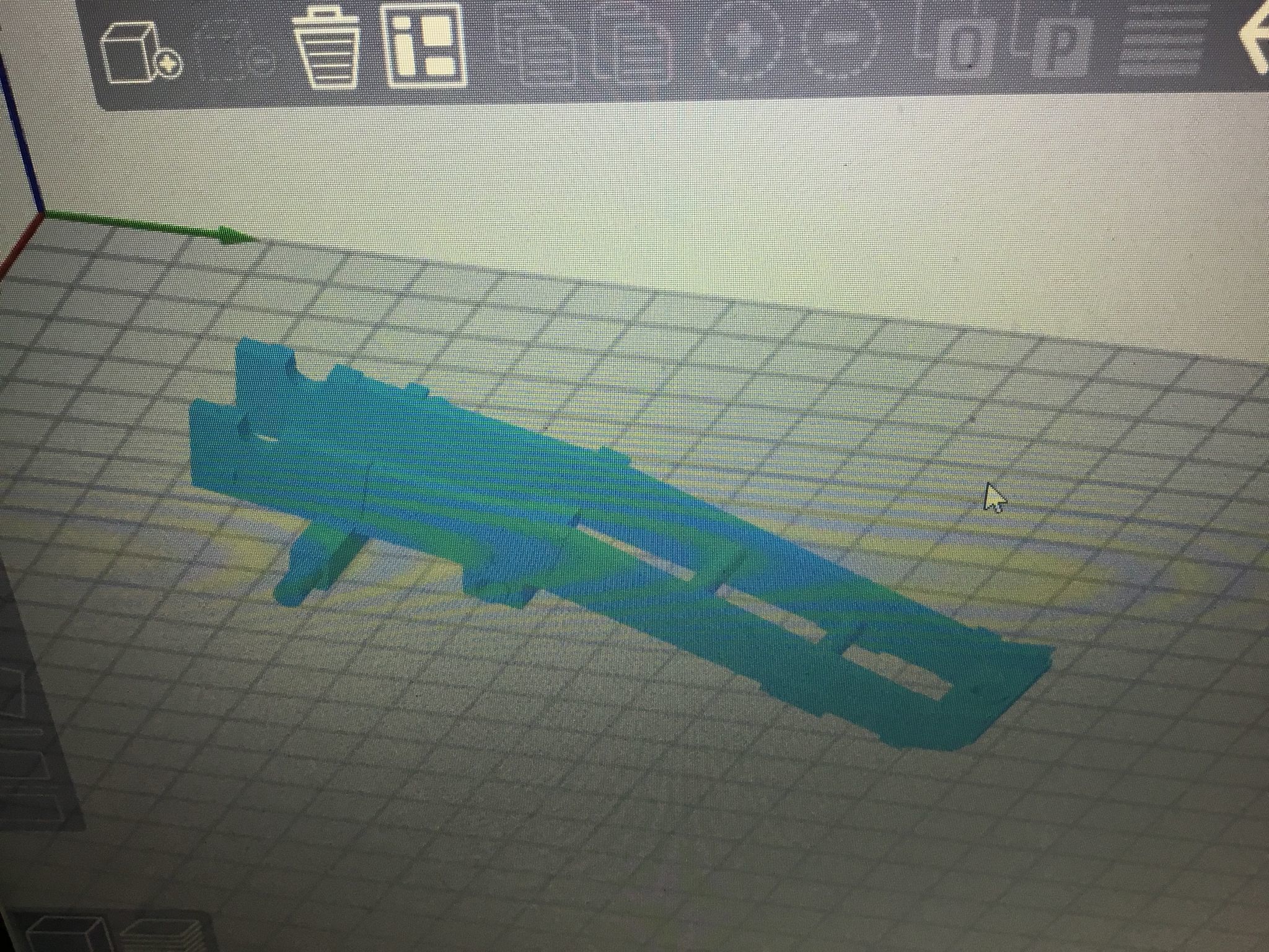 cannon on cart 3D print model_12