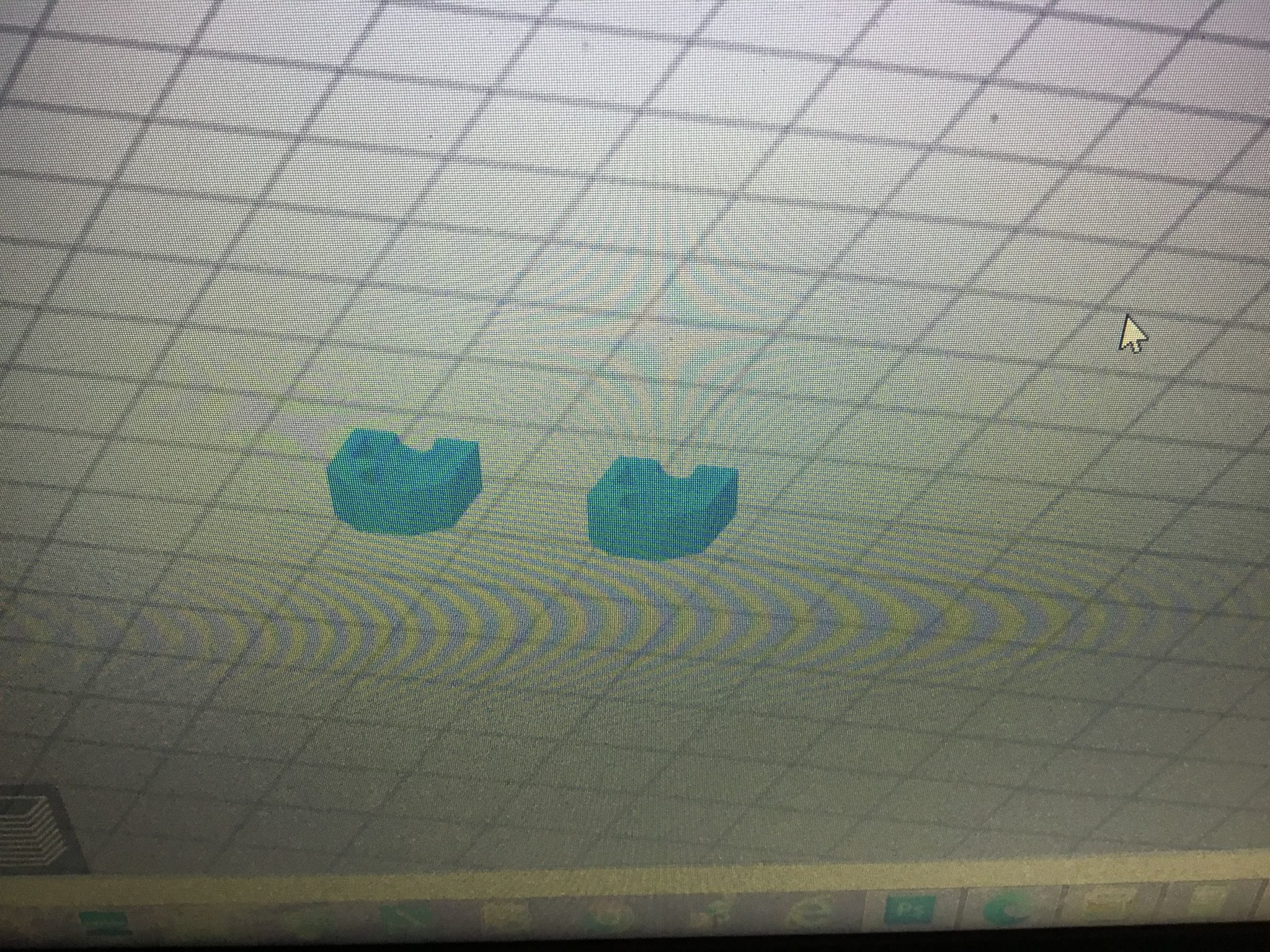 cannon on cart 3D print model_11