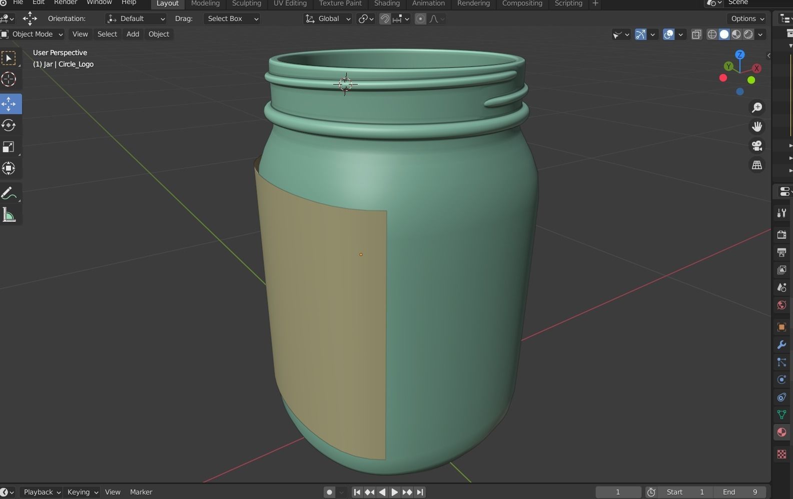 Honey Jar Product Visualisation Low-poly 3D model_12