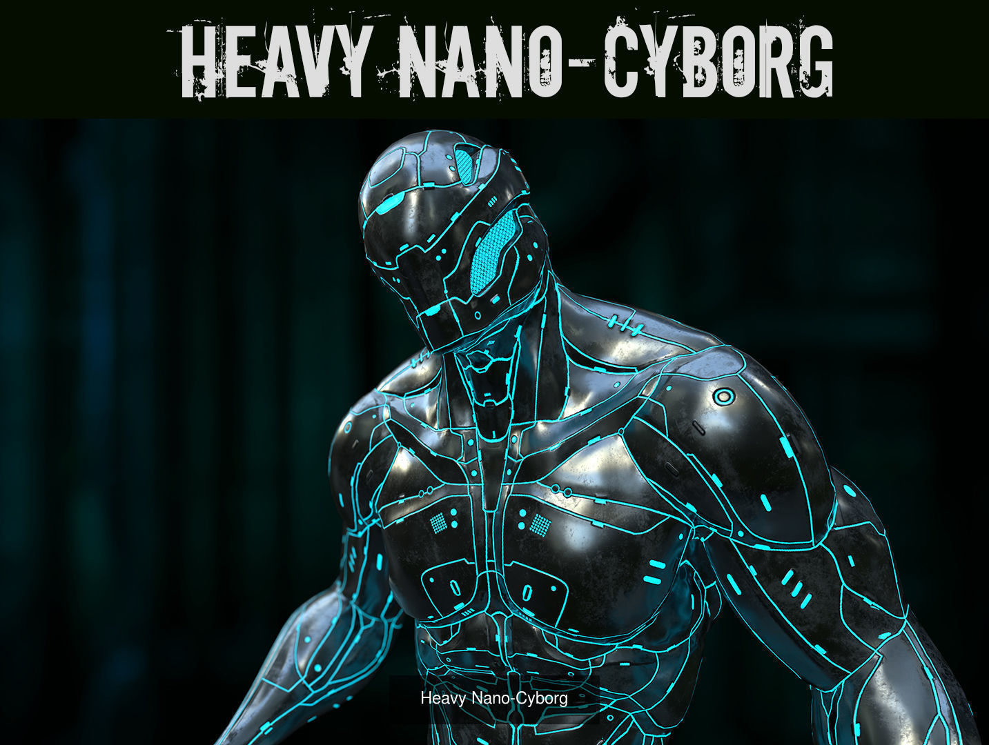 Nano-Cyborgs avengers character pack 3D Model Collection_11