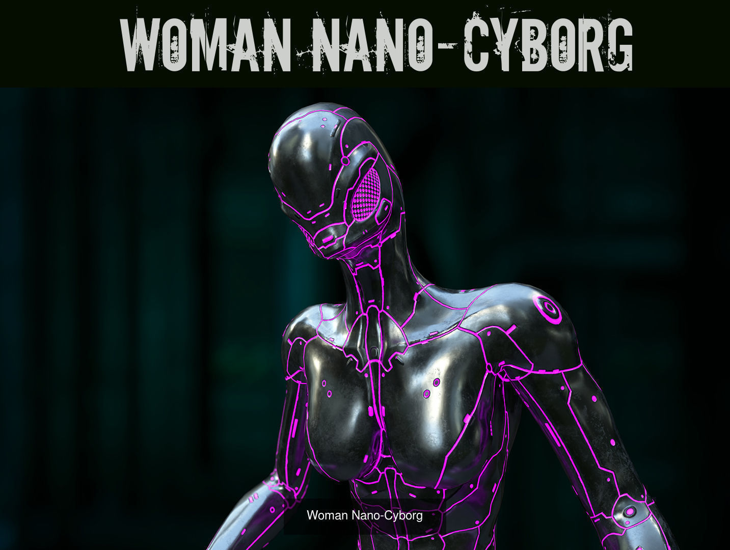 Nano-Cyborgs avengers character pack 3D Model Collection_15