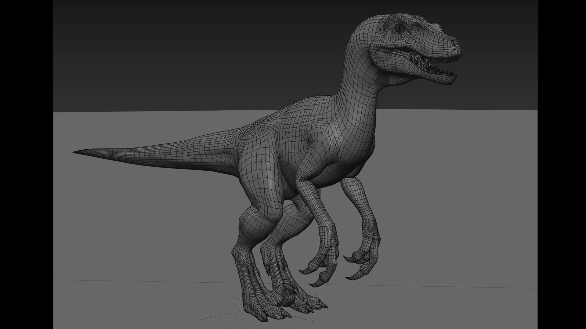 Female Alpha Raptor - 8K - Animated 3D model_48