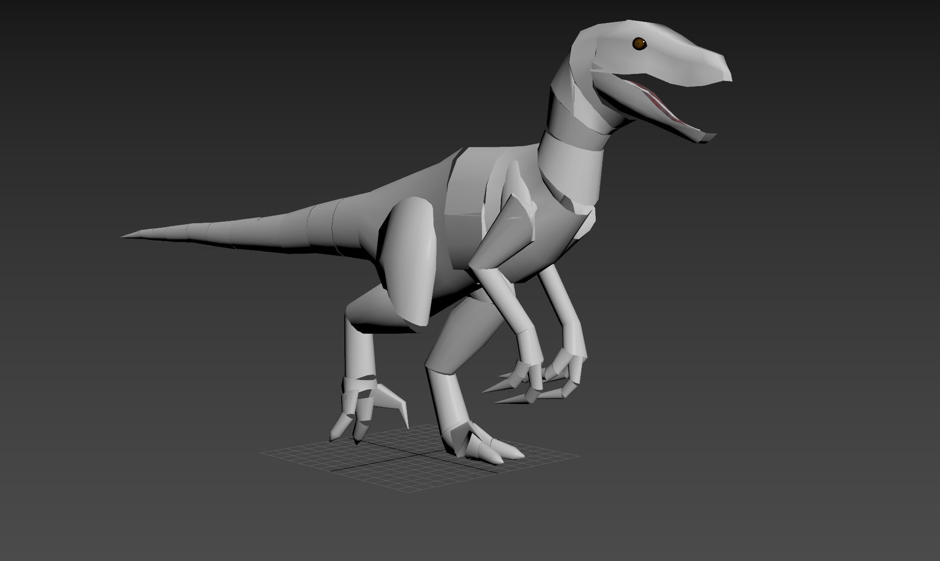 Female Alpha Raptor - 8K - Animated 3D model_47