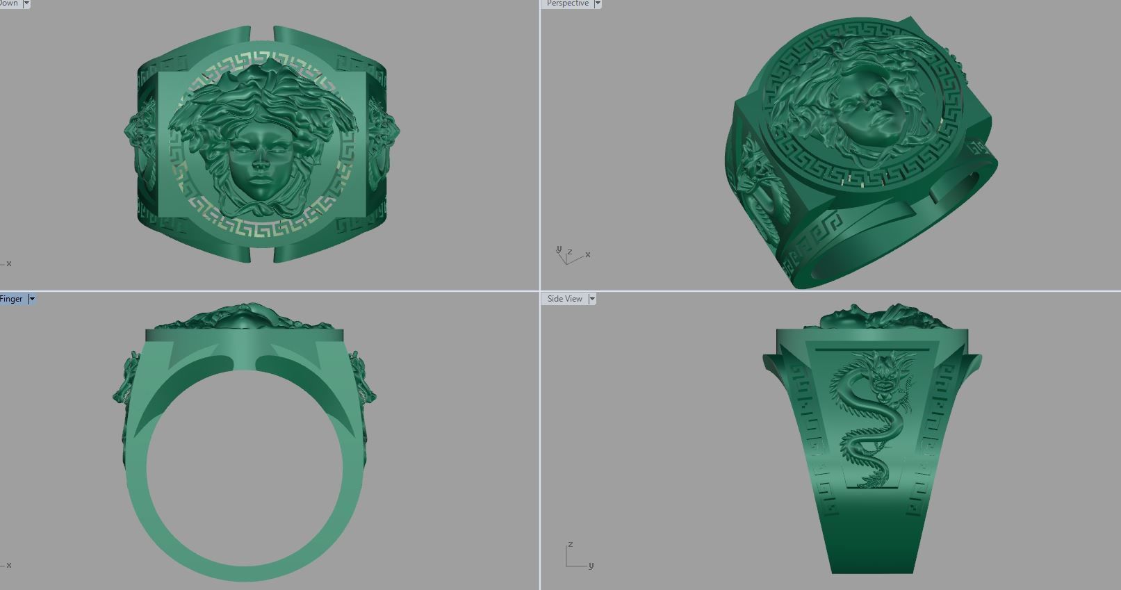 ring man  3D print model_1