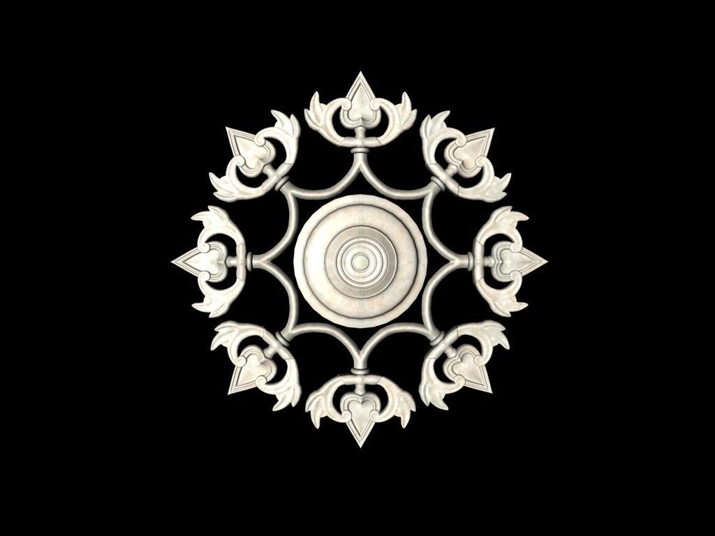 Celing Wall Design 001 3D model_2