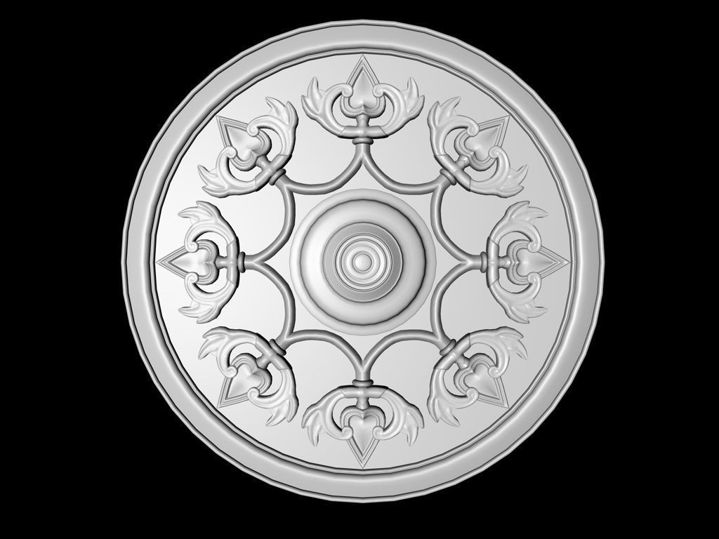 Celing Wall Design 001 3D model_5